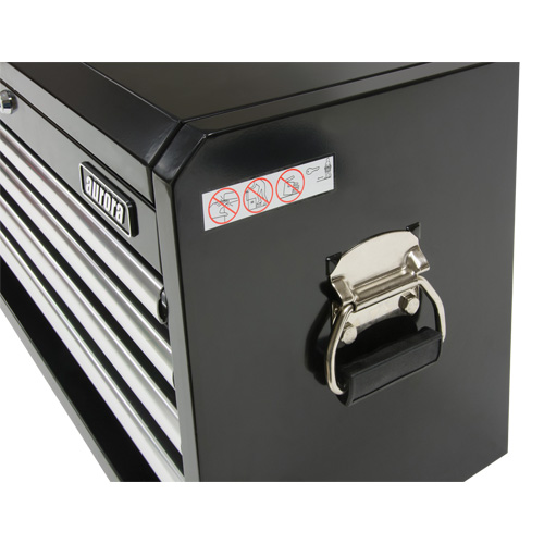 Industrial Tool Chest, 26" W, 4 Drawers, Black Groupe Belzile Dickner