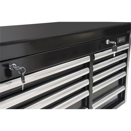 Industrial Tool Chest, 41" W, 10 Drawers, Black Groupe Belzile Dickner