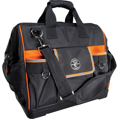 Sac &agrave; outils avec grande ouverture Tradesman Pro, Nylon balistique, 42 pochettes, Noir Groupe Belzile Dickner