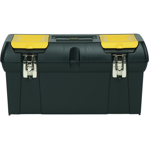 Coffre &agrave; outils avec plateau de s&eacute;rie 2000, 24" la x 11-1/4" p x 11" h, Noir/Jaune Groupe Belzile Dickner