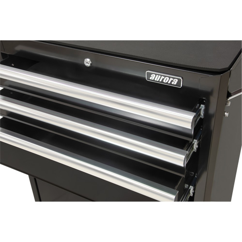 Industrial Tool Cart, 3 Drawers, 29-4/5" W x 21-1/5" D x 38-4/5" H, Black Groupe Belzile Dickner