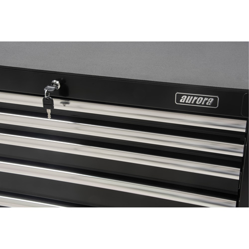 Industrial Tool Cart, 6 Drawers, 39" W x 20-4/5" D x 38-1/2" H, Black Groupe Belzile Dickner