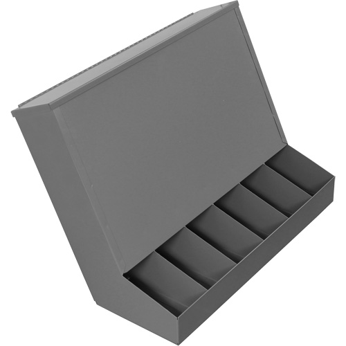 Distributeur aliment&eacute; par gravit&eacute; avec couvercle Groupe Belzile Dickner