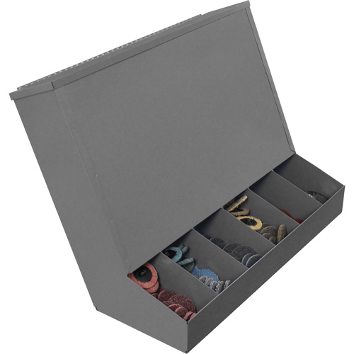 Distributeur aliment&eacute; par gravit&eacute; avec couvercle Groupe Belzile Dickner