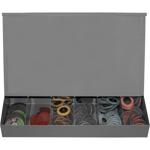 Distributeur aliment&eacute; par gravit&eacute; avec couvercle Groupe Belzile Dickner