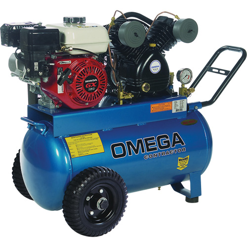 Compresseurs d'air s&eacute;rie entrepreneur, Essence, 16,6 gal. (20 gal. US), 125 PSI Groupe Belzile Dickner
