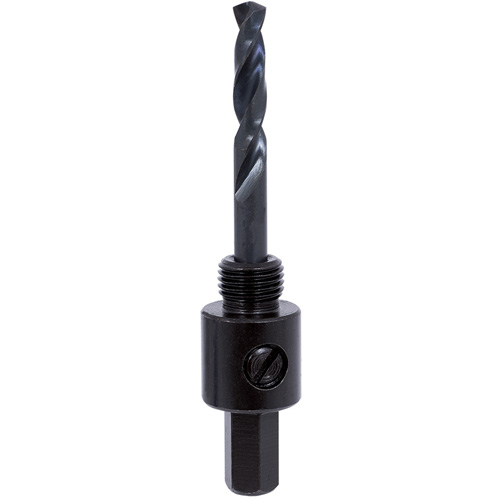 Mandrin pour scie-cloche &agrave; tige triangulaire, 9/16" - 1-3/16", 3/8" Tige Groupe Belzile Dickner