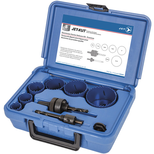 Premium Electrician's Holesaw Kit, 8 Pieces Groupe Belzile Dickner