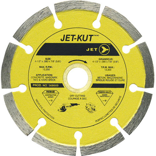JET-KUT Premium Segmented Diamond Blade Groupe Belzile Dickner