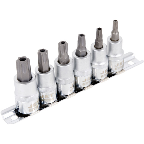 Jeu de douilles &agrave; embout inviolables SS386TB, Torx inviolable, Prise 3/8", 6 mr Groupe Belzile Dickner
