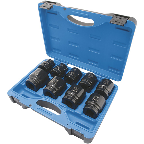 PS901 6-Point SAE Impact Socket Set, 9 Pcs, Impact, 1" Drive Size Groupe Belzile Dickner