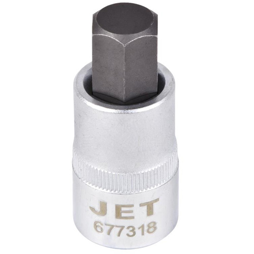 SAE Bit Socket, Hex, 5/8" x 2" L, 1/2" Drive Groupe Belzile Dickner