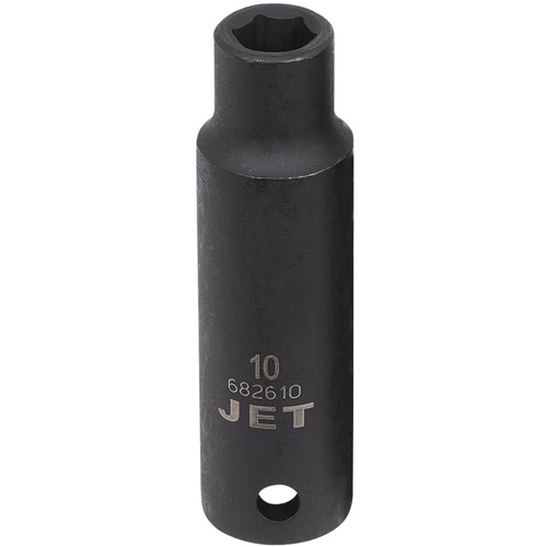 Douille, Chocs, 10 mm, Prise 1/2", 6 pans, Profond Groupe Belzile Dickner