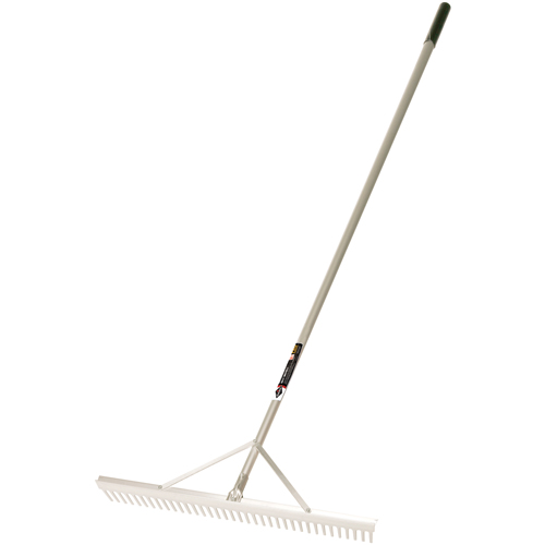 Pro Level Rakes, Aluminum Handle, 36" W, Aluminum Blade, 36 Tines Groupe Belzile Dickner