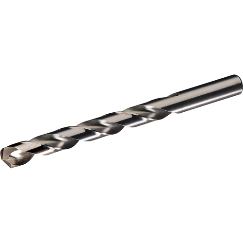 Heavy-Duty Jobber Length Drill Bit for Aircraft, High Speed Steel, A, 3-7/8" L, 2-10/16" Flute, 135° Point Angle Groupe Belzile Dickner