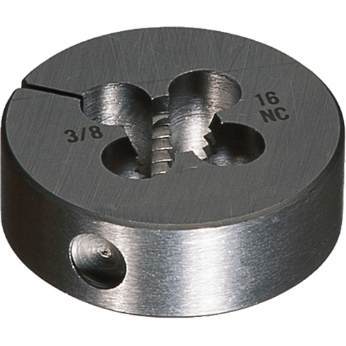 Round Adjustable Die, Bright Finish, 5/8"-11 Thread, High Speed Steel Groupe Belzile Dickner