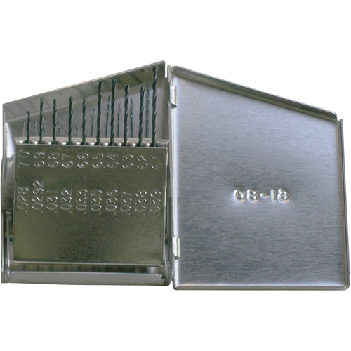 CHICAGO-LATROBE Drill Sets, 20 Pieces, High Speed Steel Groupe Belzile Dickner