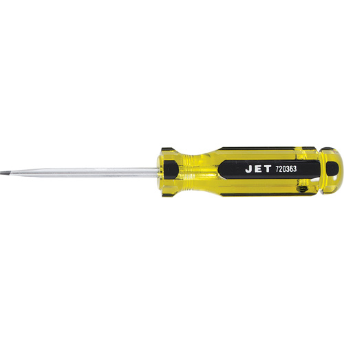 Tournevis &agrave; fentes avec manche g&eacute;ante SDS-3R, Tige de 3/16", Ronde, 3" lo, Prise en Plastique Groupe Belzile Dickner