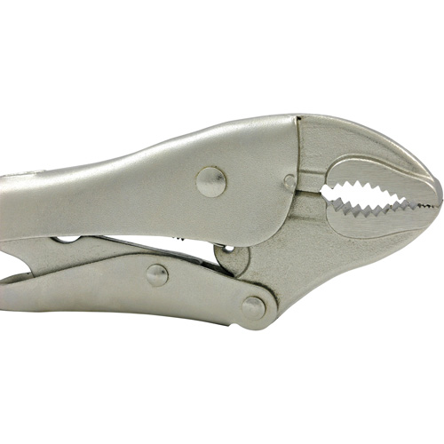 J10WR Super Heavy-Duty  Locking Pliers with Cutter, 10" Length, Curved Jaw Groupe Belzile Dickner