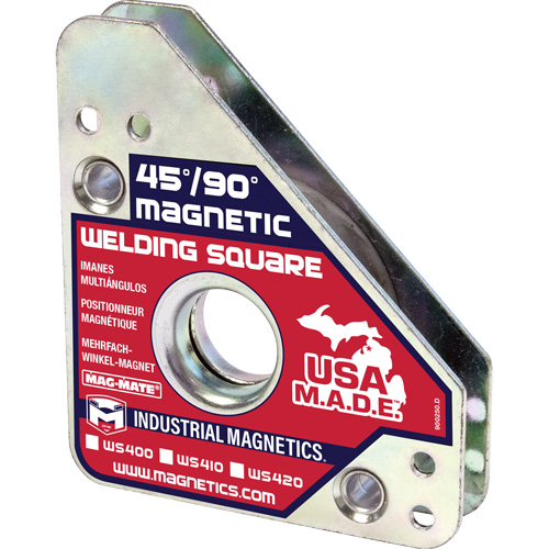 Magnetic Welding Squares, 3-3/4" L x 3/4" W x 4-3/8" H, 75 lbs. Groupe Belzile Dickner