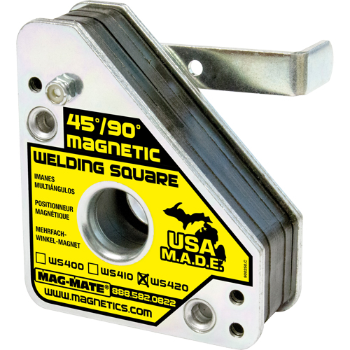 Magnetic Welding Squares, 3-3/4" L x 1-1/2" W x 4-3/8" H, 150 lbs. Groupe Belzile Dickner