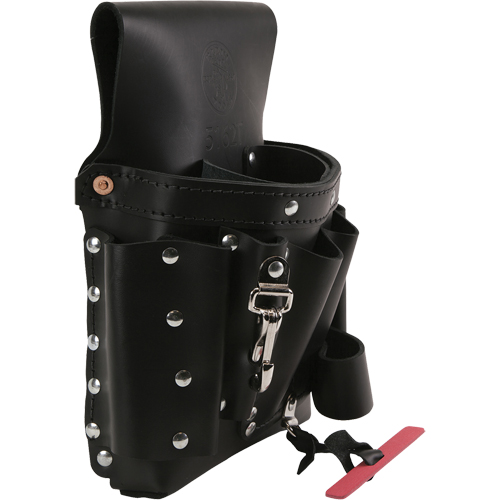 Pore-outils &agrave; tr&egrave;s grande capacit&eacute;, Porte-outil multiple, Cuir, 8 Poches Groupe Belzile Dickner