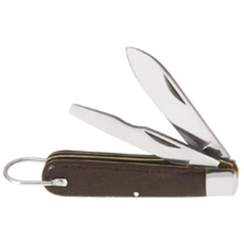 2-Blade Pocket Knife, 2-1/2" Blade, Carbon Steel Blade, Plastic Handle Groupe Belzile Dickner