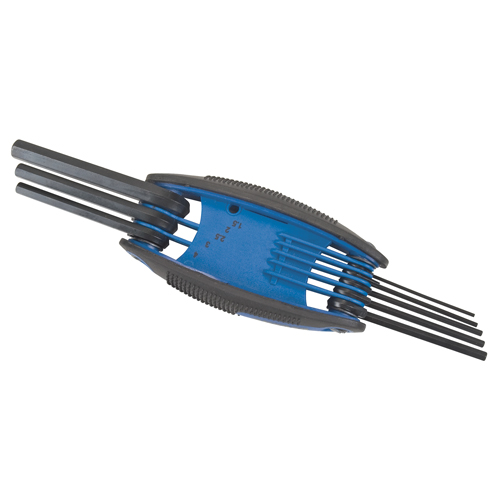 Folding Hex Key Set, 8 Pcs., Metric Groupe Belzile Dickner