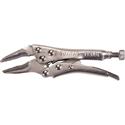 Locking Pliers with Wire Cutter, 4" Length, Long Nose Groupe Belzile Dickner