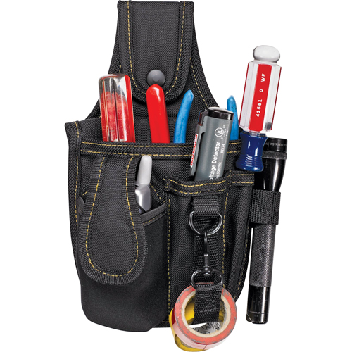 Multi-Pocket Tool & Phone Holders, Multiple Tool Holder, Polyester, 4 Pockets Groupe Belzile Dickner