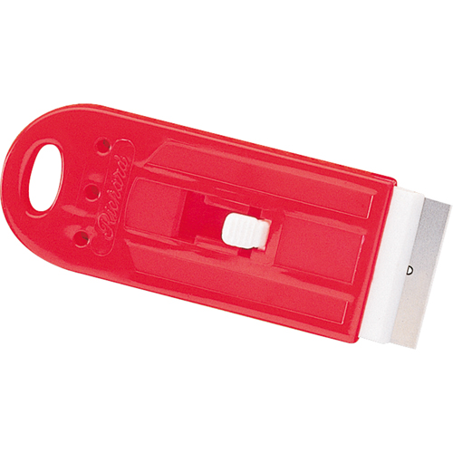 Retractable Razor Scrapers, High-Carbon Steel Blade, 1-1/2" Wide, Plastic Handle Groupe Belzile Dickner