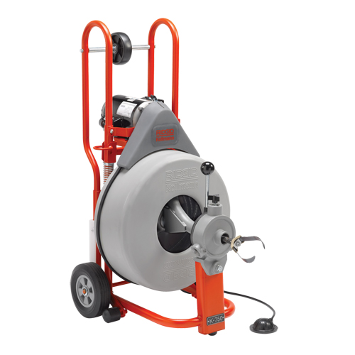 Nettoyant de drain K-750 pour machine &agrave; baril, &eacute;lectrique, 3/4" x 100' Groupe Belzile Dickner