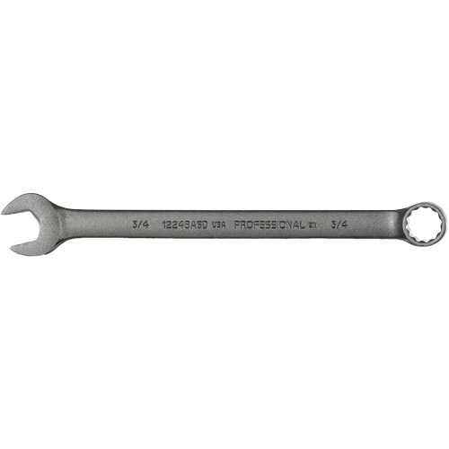 Cl&eacute; mixte, 12 pans, 3/4", Fini Oxyde noir Groupe Belzile Dickner