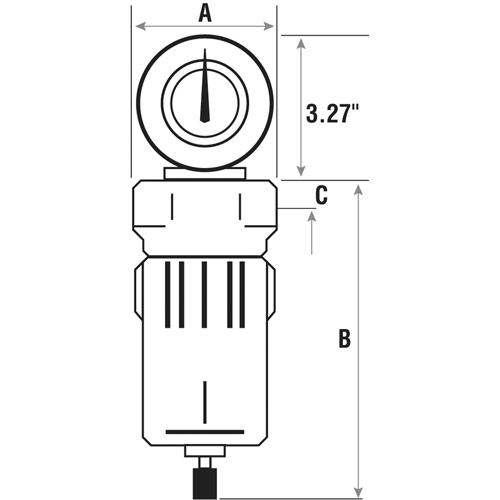 Filtres &agrave; air comprim&eacute;, Modulaire, 1-1/2" NPT, Drain Automatique Groupe Belzile Dickner