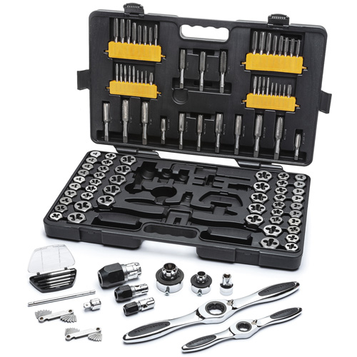 SAE/Metric Ratcheting Tap & Die Set, 114 Pieces Groupe Belzile Dickner