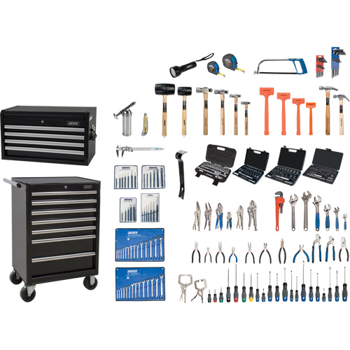 Master Tool Set with Steel Chest and Cart, 236 Pieces Groupe Belzile Dickner