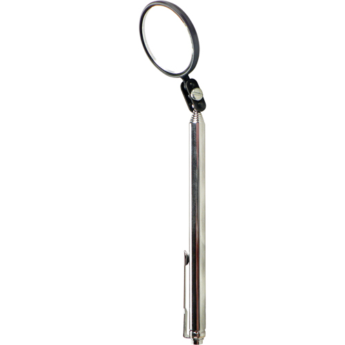 Inspection Mirror, Circular, 1-1/2" L x 1-1/2" W, Telescopic Groupe Belzile Dickner
