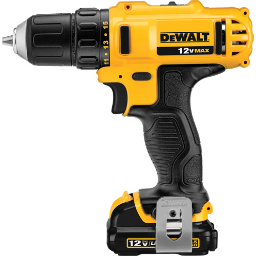 Ensemble perceuse/visseuse max, Lithium-ion, 12 V, Mandrin 3/8", Couple 189 UWO Groupe Belzile Dickner