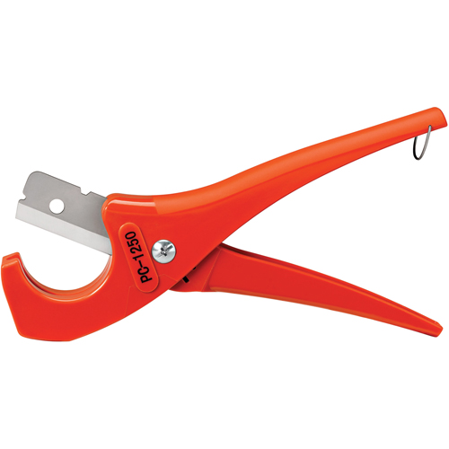 Single Stroke Plastic Pipe & Tubing Cutter No.PC-1250, 1/8" - 1-5/8" Capacity Groupe Belzile Dickner