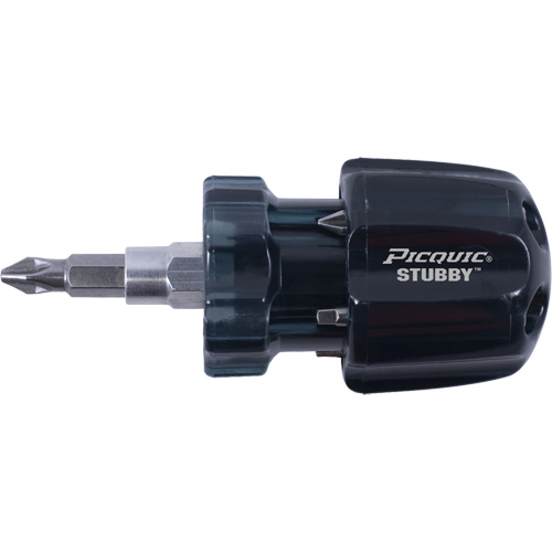 Stubby Multi-Bit Screwdrivers, 1-3/10" L Groupe Belzile Dickner