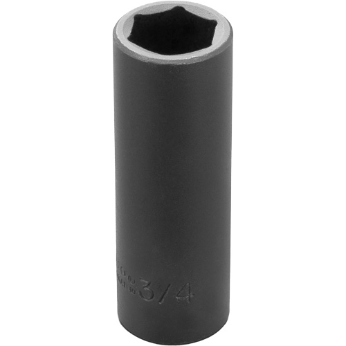 Socket, Impact, 3/4", 1/2" Drive, 6 Points, Deep Groupe Belzile Dickner