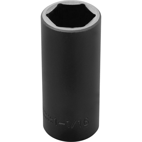 Socket, Impact, 1-1/16", 1/2" Drive, 6 Points, Deep Groupe Belzile Dickner
