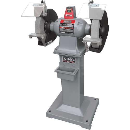 Heavy-Duty Bench Grinder With Floor Stand Groupe Belzile Dickner