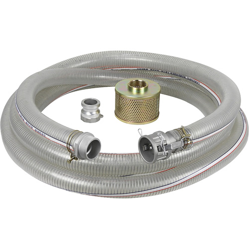 Reinforced Suction Hose Kit for Water Pump, 2" x 300" Groupe Belzile Dickner