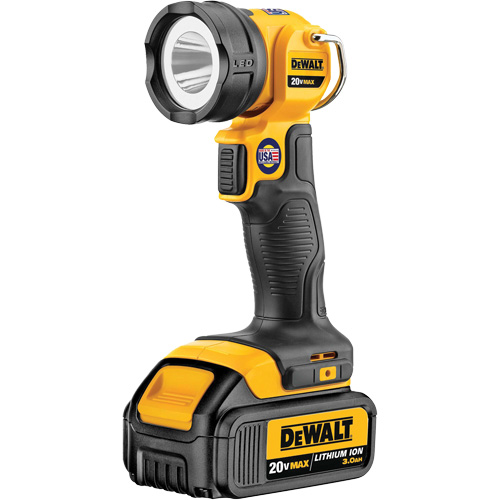 Lampe de travail Max, DEL, 110 lumens, 11 hres de fonctionnement, Bloc-pile Rechargeable, Plastique Groupe Belzile Dickner