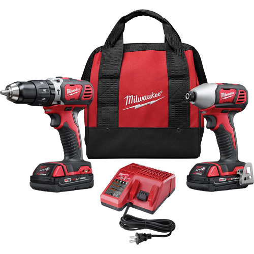 Ensemble deux outils sans fil combin&eacute;s M18, Lithium-ion, 18 V Groupe Belzile Dickner