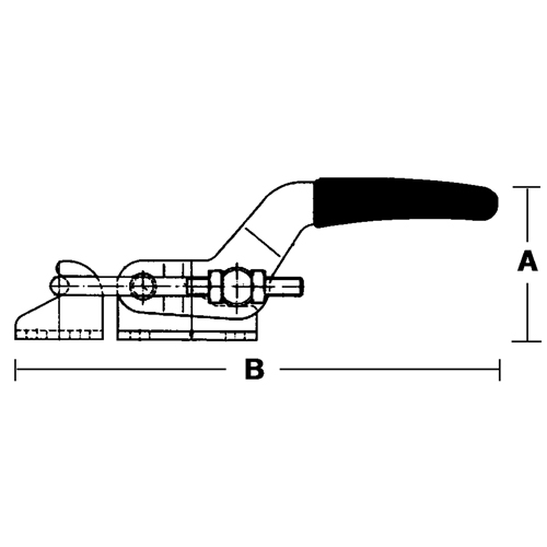 Latch Clamps - 300 Series, 360 lbs. Clamping Force Groupe Belzile Dickner