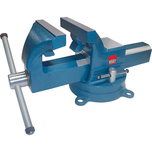 Heavy-Duty Industrial Bench Vises, 4" Jaw Width, 2-3/8" Throat Depth Groupe Belzile Dickner