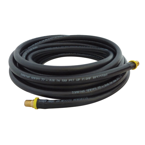 Topflex Lock-On Hoses, Air/Water, Rubber, 1/4" Dia., 500' Groupe Belzile Dickner