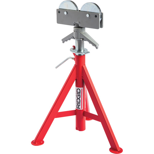 Support de tuyau pour rouleau baiss&eacute; no RJ-98, 59-104 cm R&eacute;glage de la hauteur, 12" Capacit&eacute; max. de tuyau, 1000 lb Capacit&eacute; de charge max. Groupe Belzile Dickner